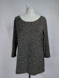 EK3755 Damen Shirt von Esprit, schwarz/rosa gepunktet, Gr. L0