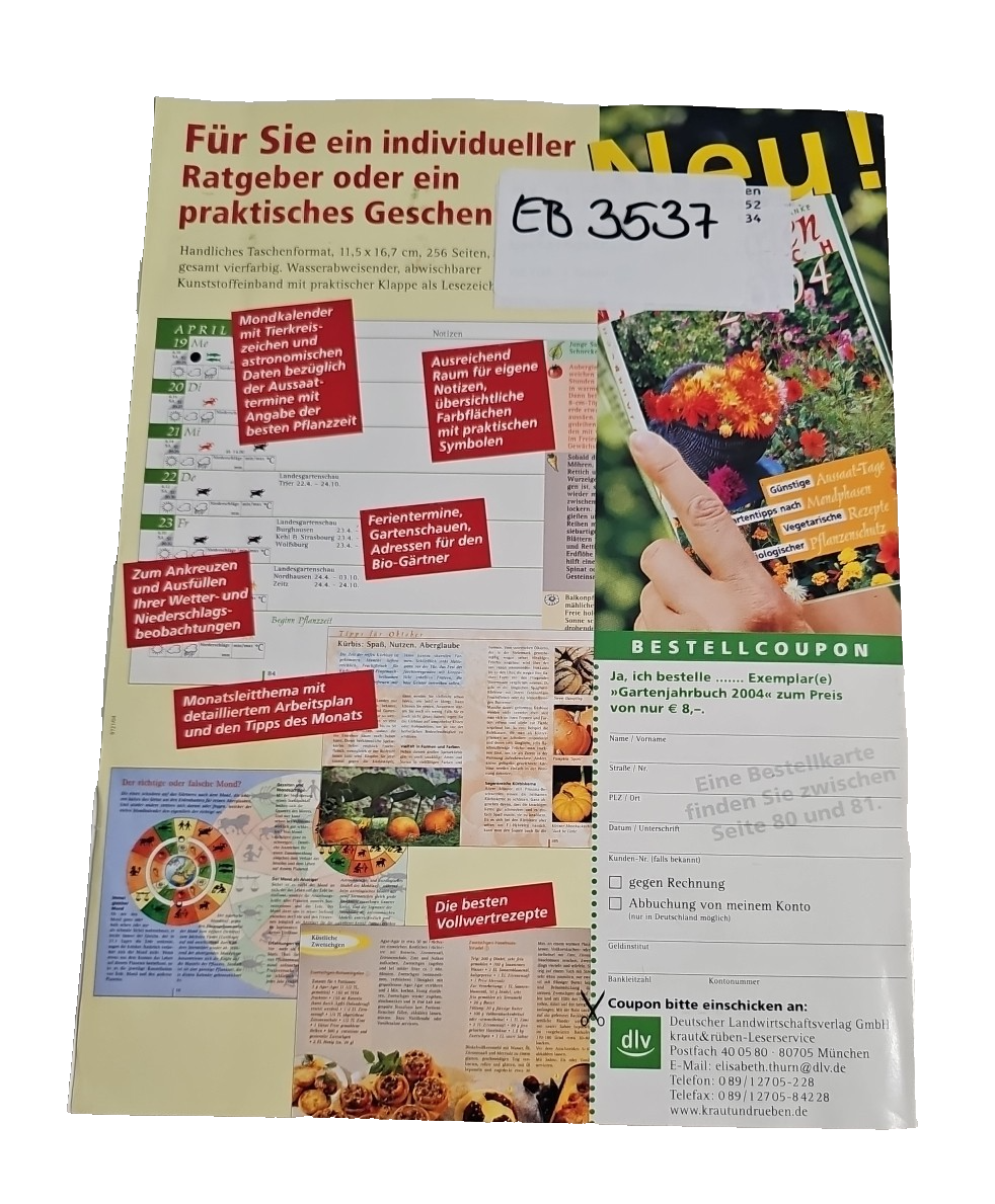 EB3537 Kraut und Rüben, 04  /2011, biologisches Gärtnern und naturgemäßes Leben1