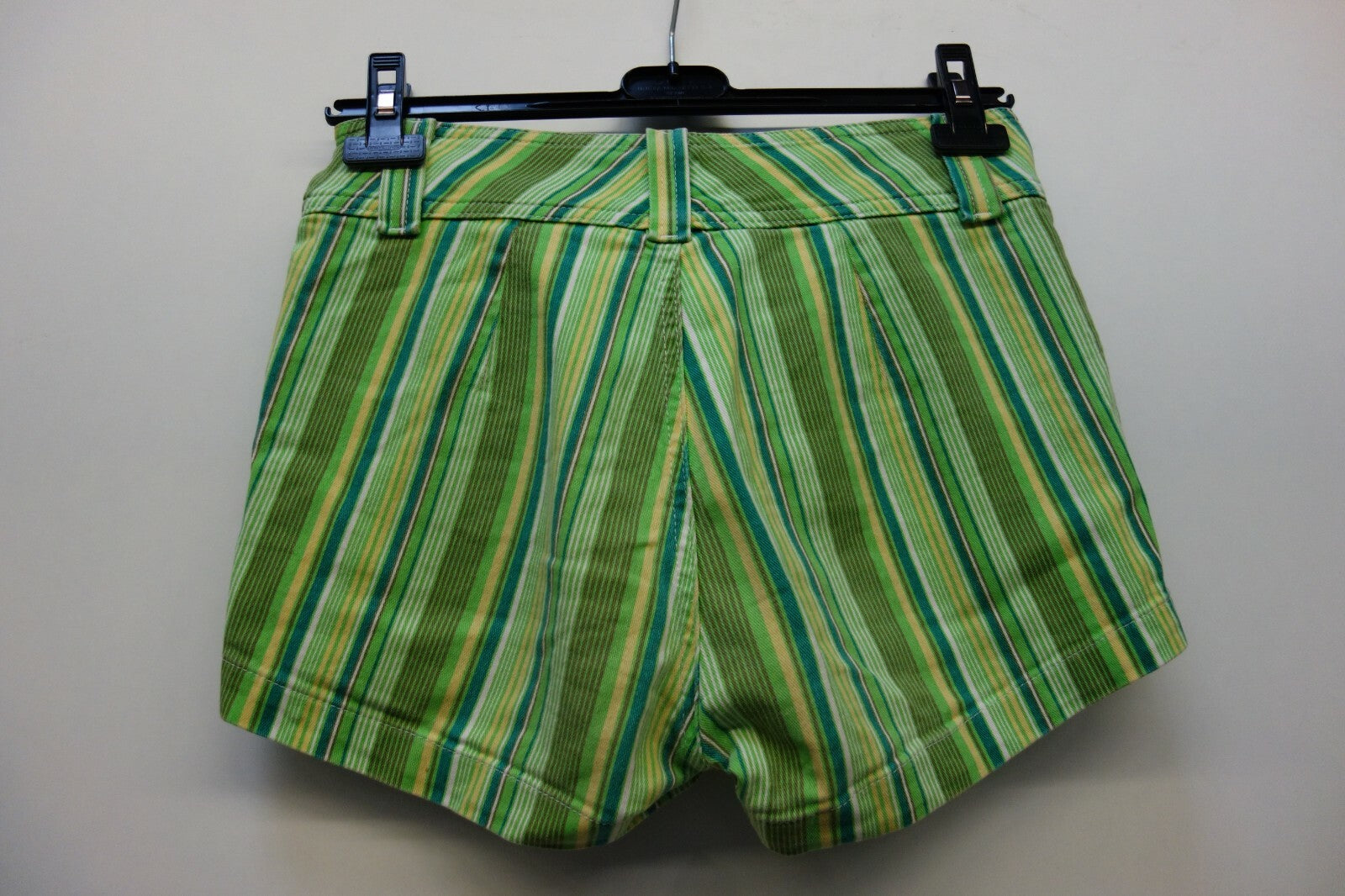 EK0735 Damen/ Mädchen Shorts von Booking Table, grün, gestreift, W283