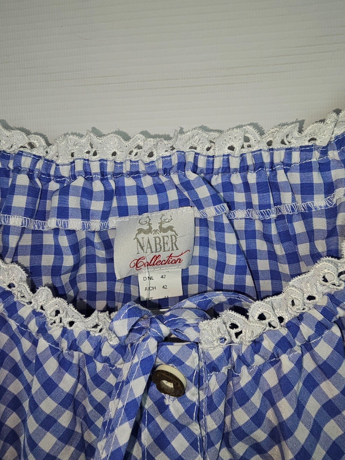 EK6402 Damen Bluse von Naber Colletion, Blau, Gr.:423