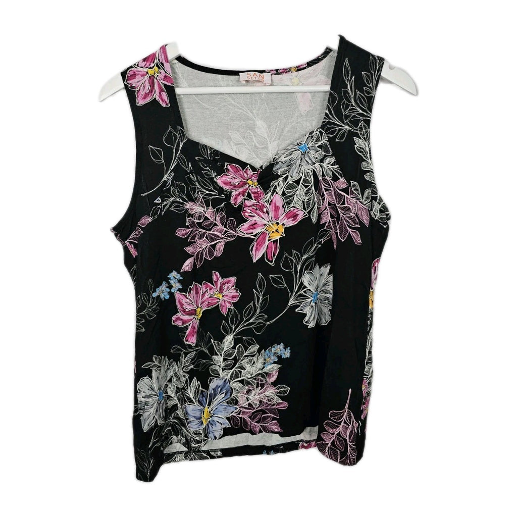 EK9126 Damen Trägershirt von San Setto, Schwarz, Gr.380