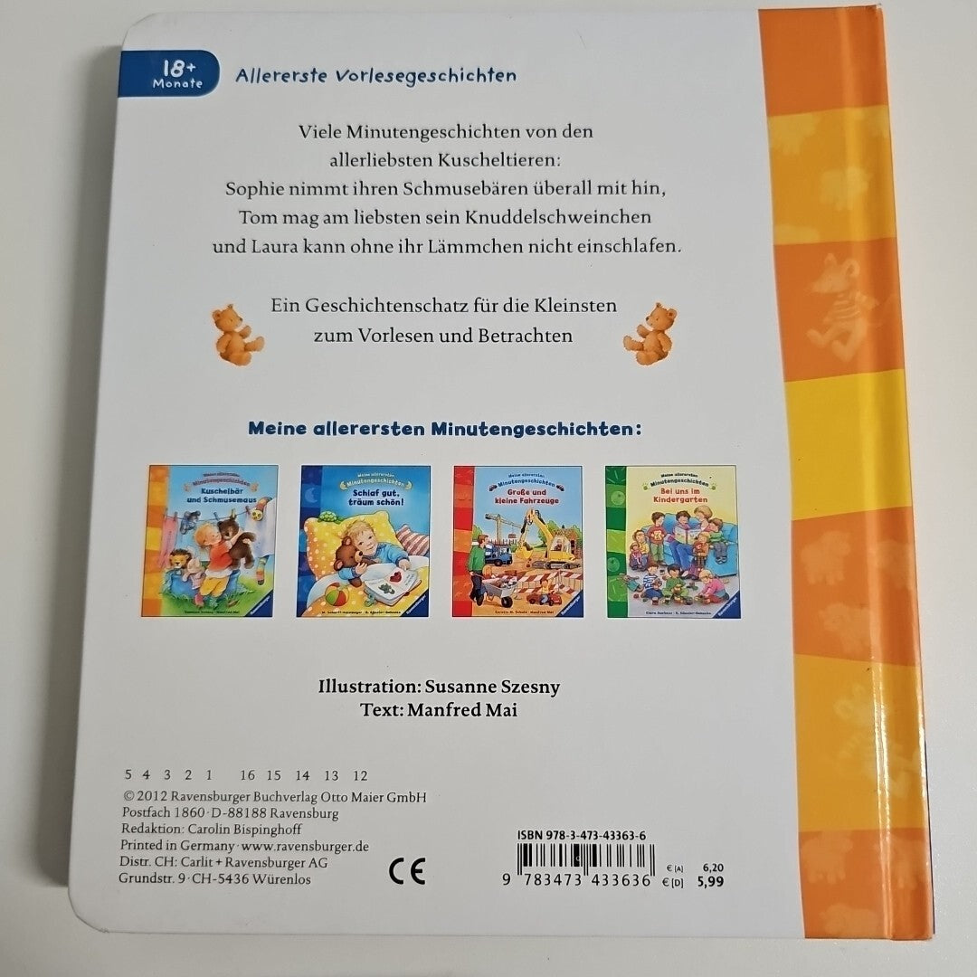 EB835 Meine allerersten Minutengeschichten Kuschelbär und Schmusemaus1