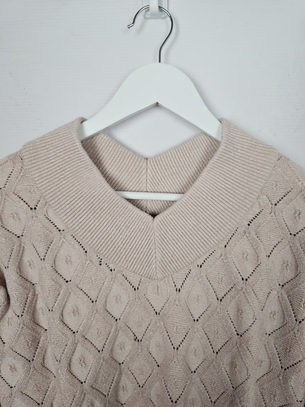 EK9094 Damen Pullover von Estelle Jolie, Altrosa, Gr. 401