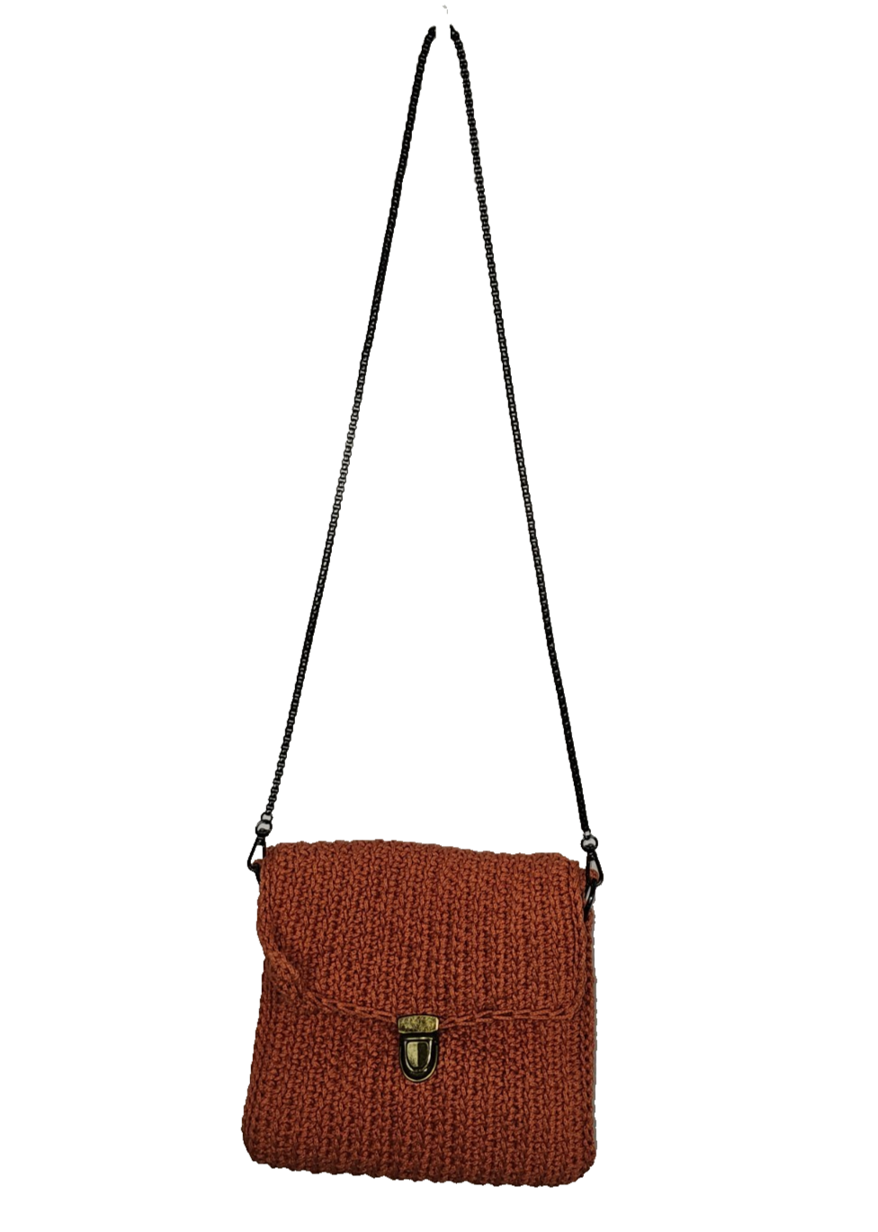 EK7843 Handgemachte Damen Handtasche, Orange3