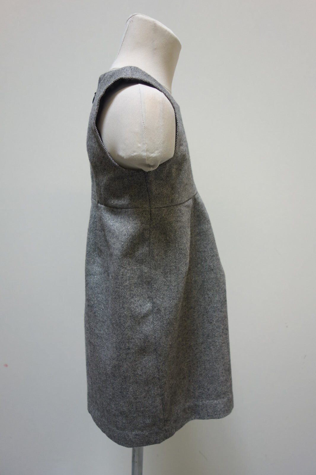 EK3789 Mädchen Kleid von Esprit, grau glitzernd, Gr. 116/1222