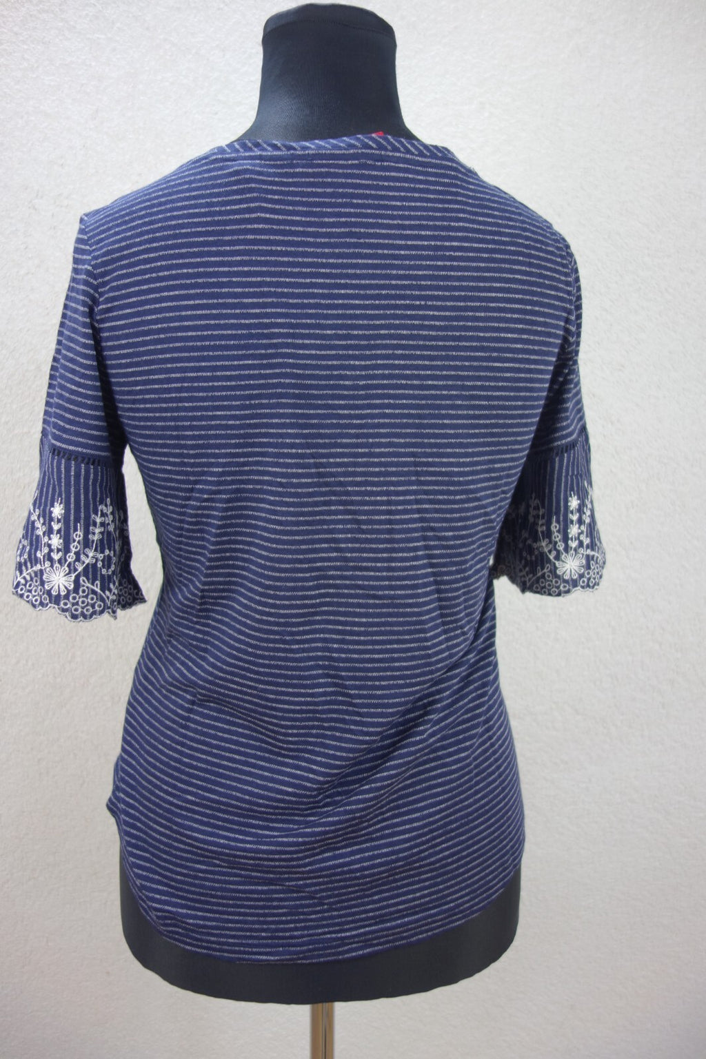 EK3384 Damen T-Shirt von s.Oliver, blau/weiß, Gr. 383