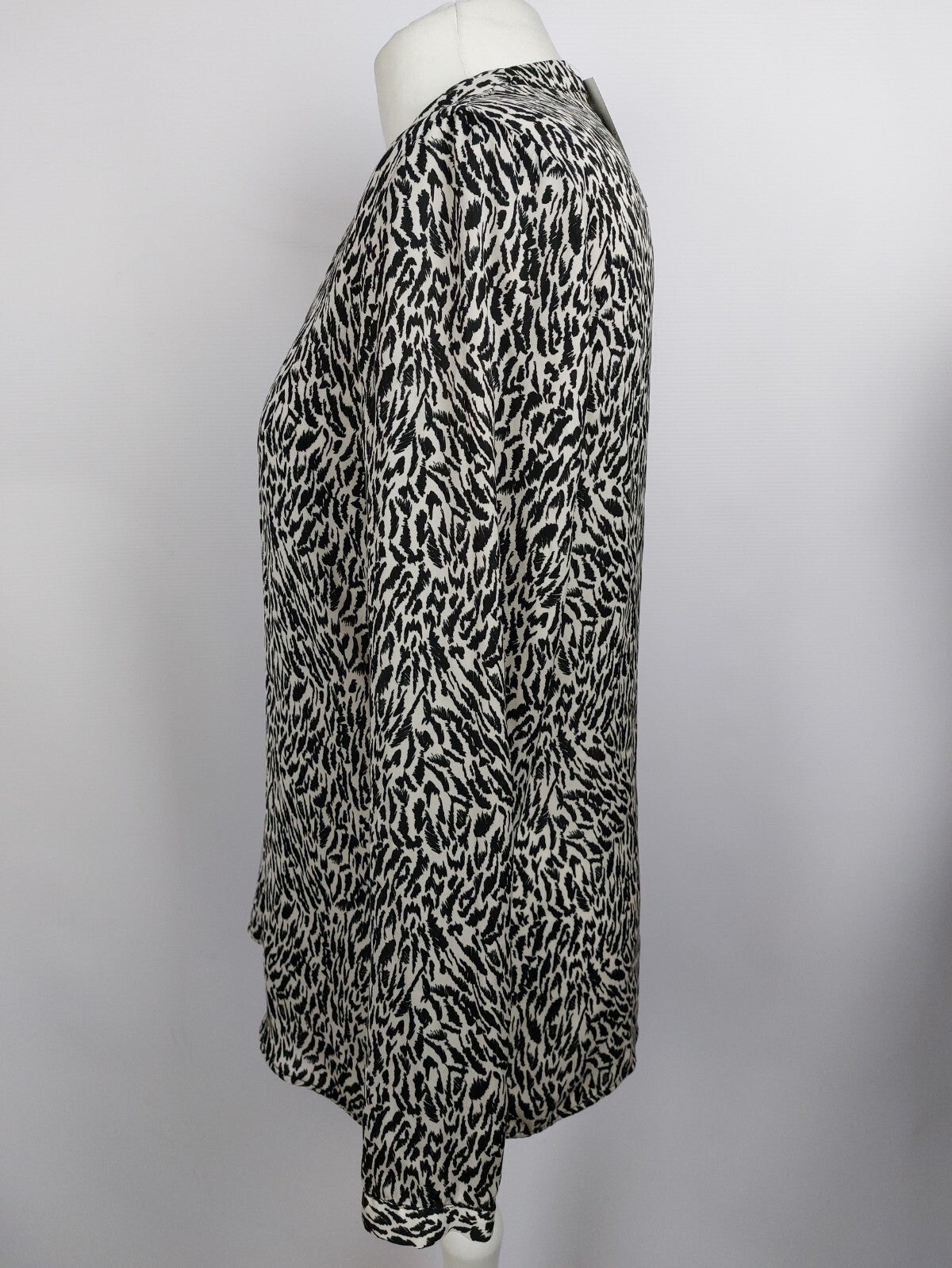 EK4585 Damen Bluse von Esprit, schwarz/weiß, Gr. 343