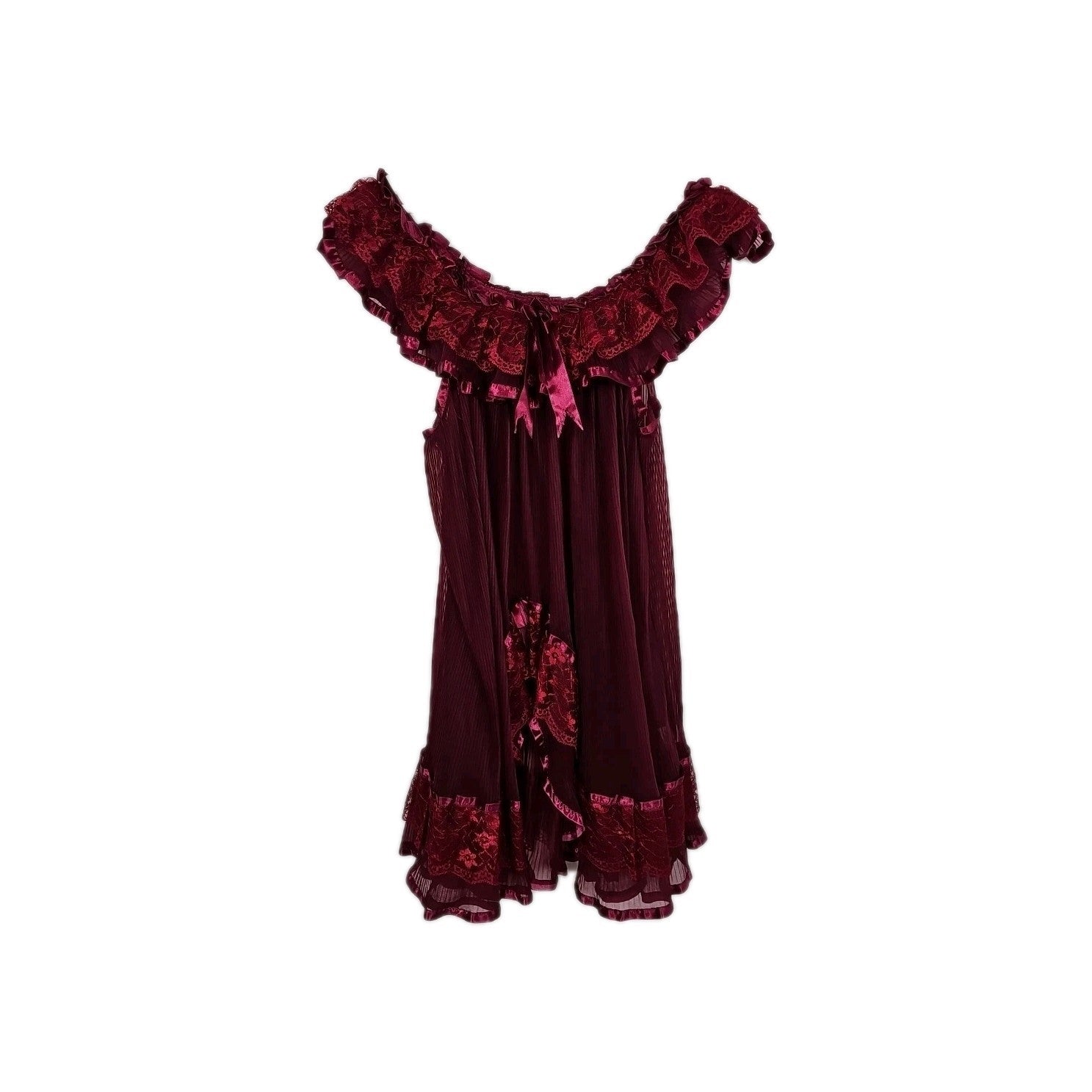 EK10026 Damen Kleid Gr.M Rot0