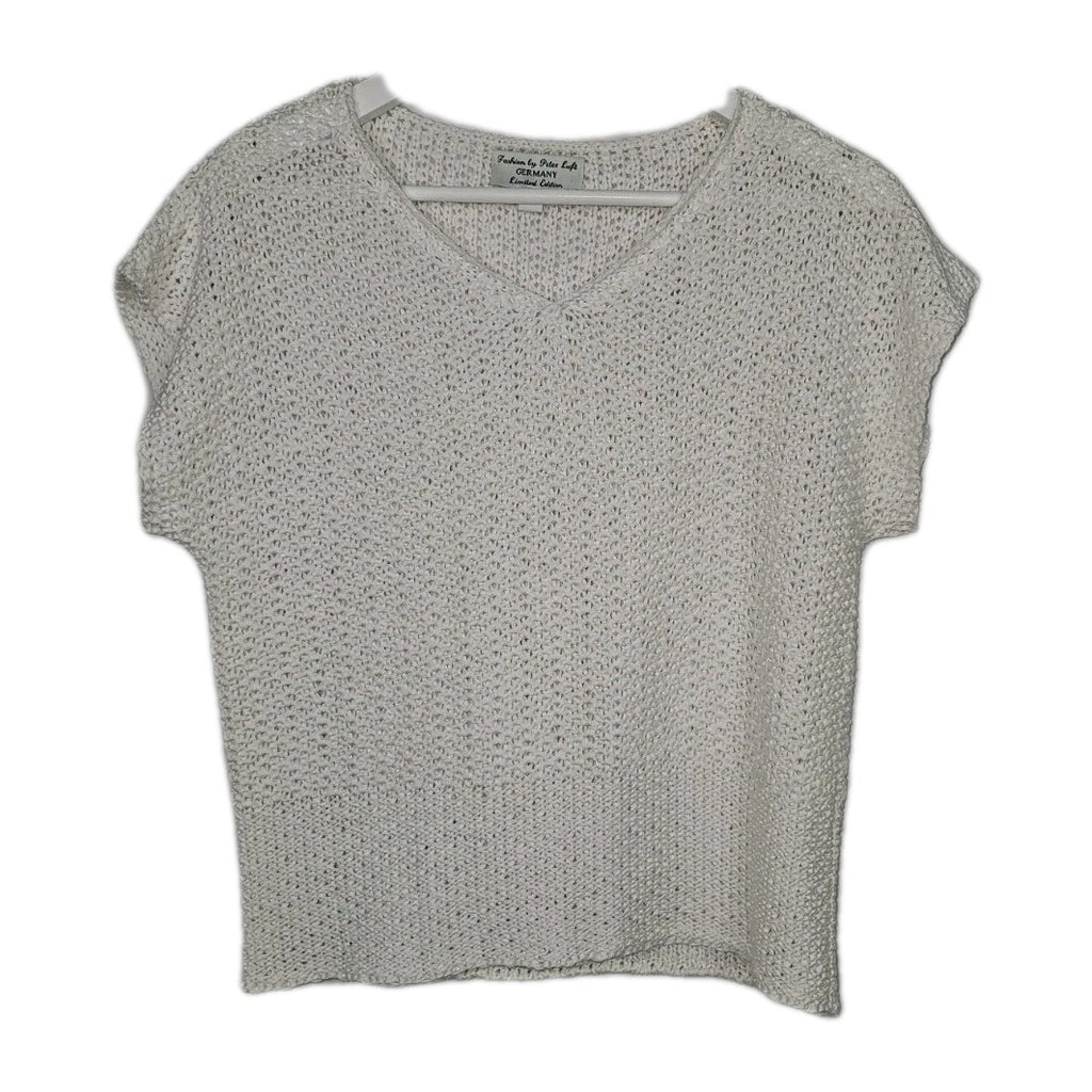 EK11013 Damen T-Shirt von Fashion by Peter Luft, Weiß, Gr. L0