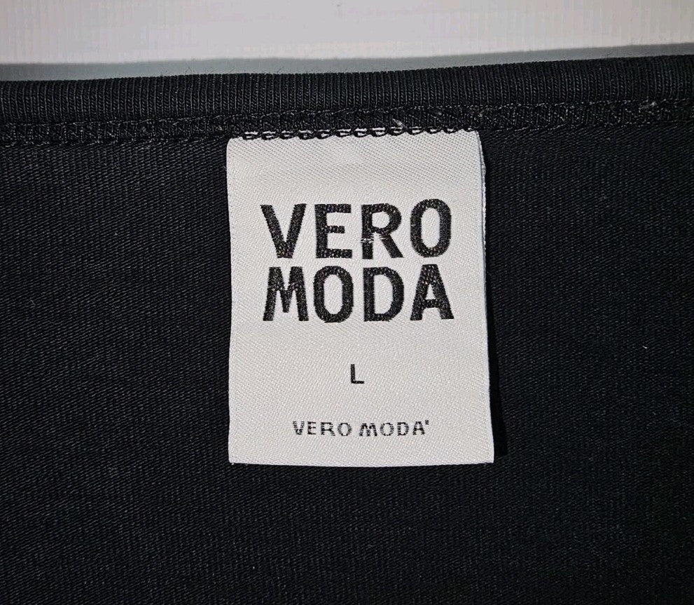 EK8106 Damen Langarmshirt von Vero Moda, schwarz, Gr.L1