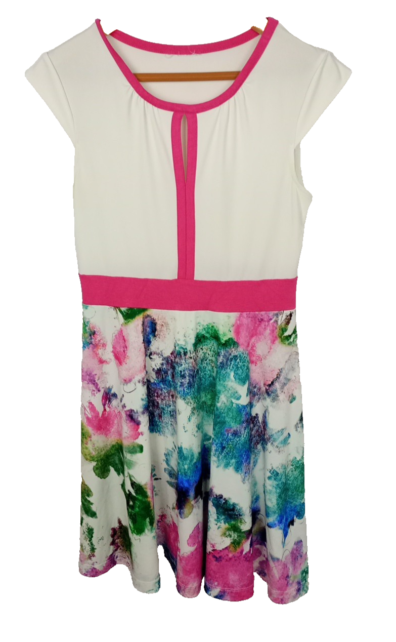 EK8501 Frauen Sommerkleid, Mehrfarbig, Gr. M0