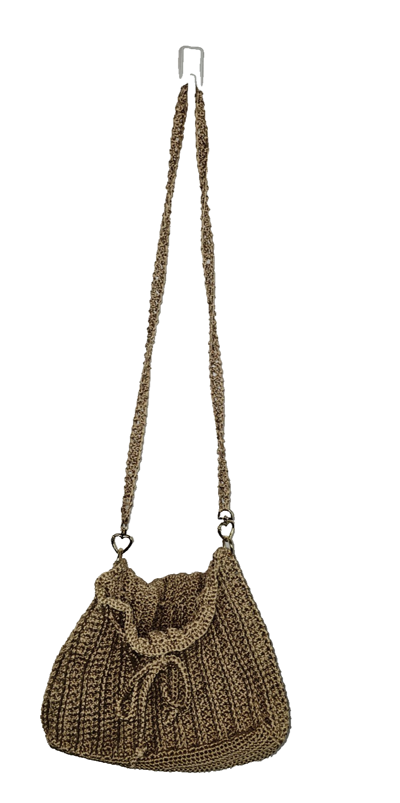 EK7847 Damen Handtasche Selbstgemacht,  Braun/gold0