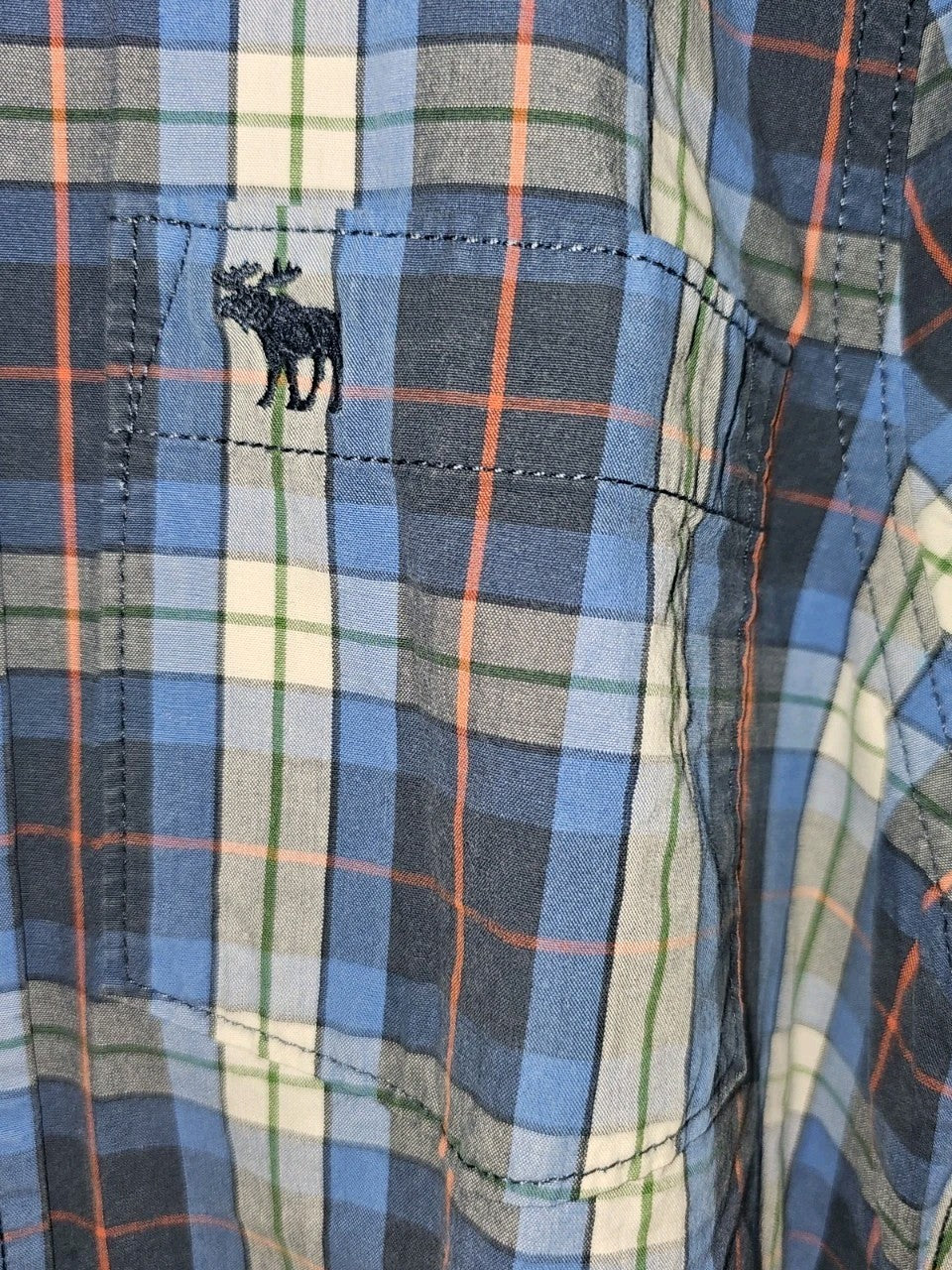 EK11053 Jungen Hemd von Abercrombie, blau, Gr.158-1641