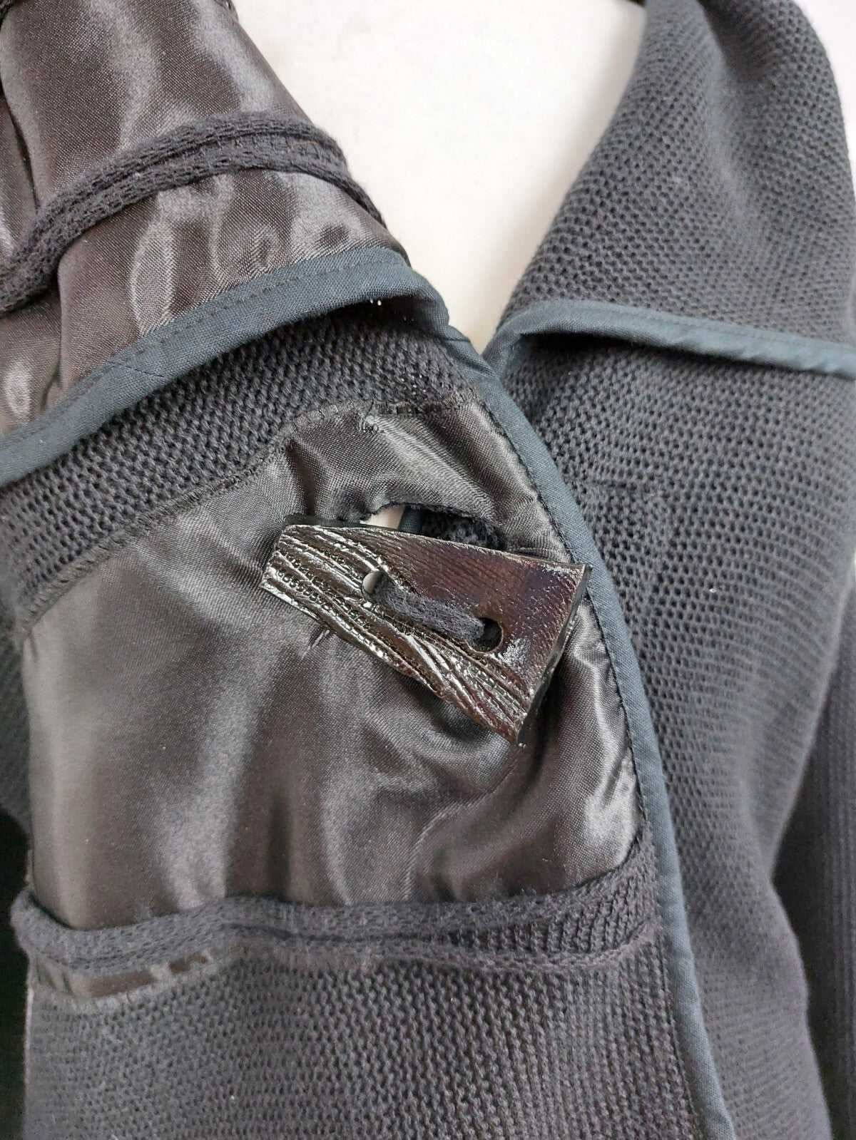 EK4674 Damen Strickjacke von Peter Luft, schwarz, Gr. M1