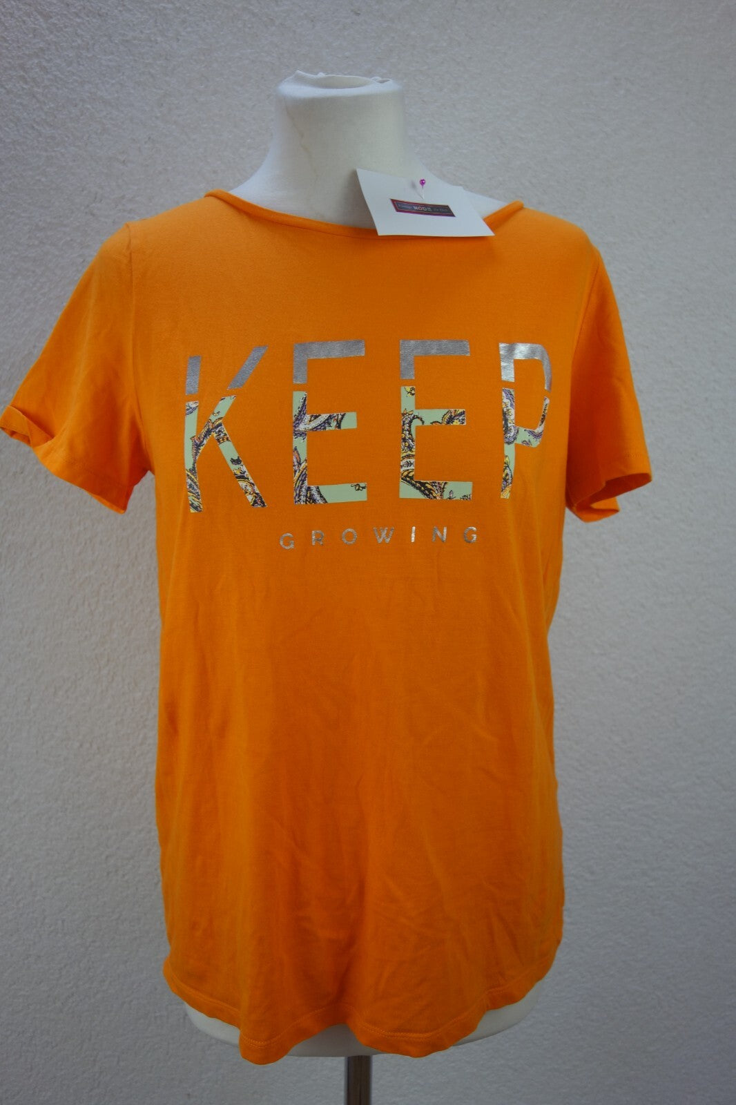 EK4076 Damen T-Shirt von Street One, orange, Gr. 360