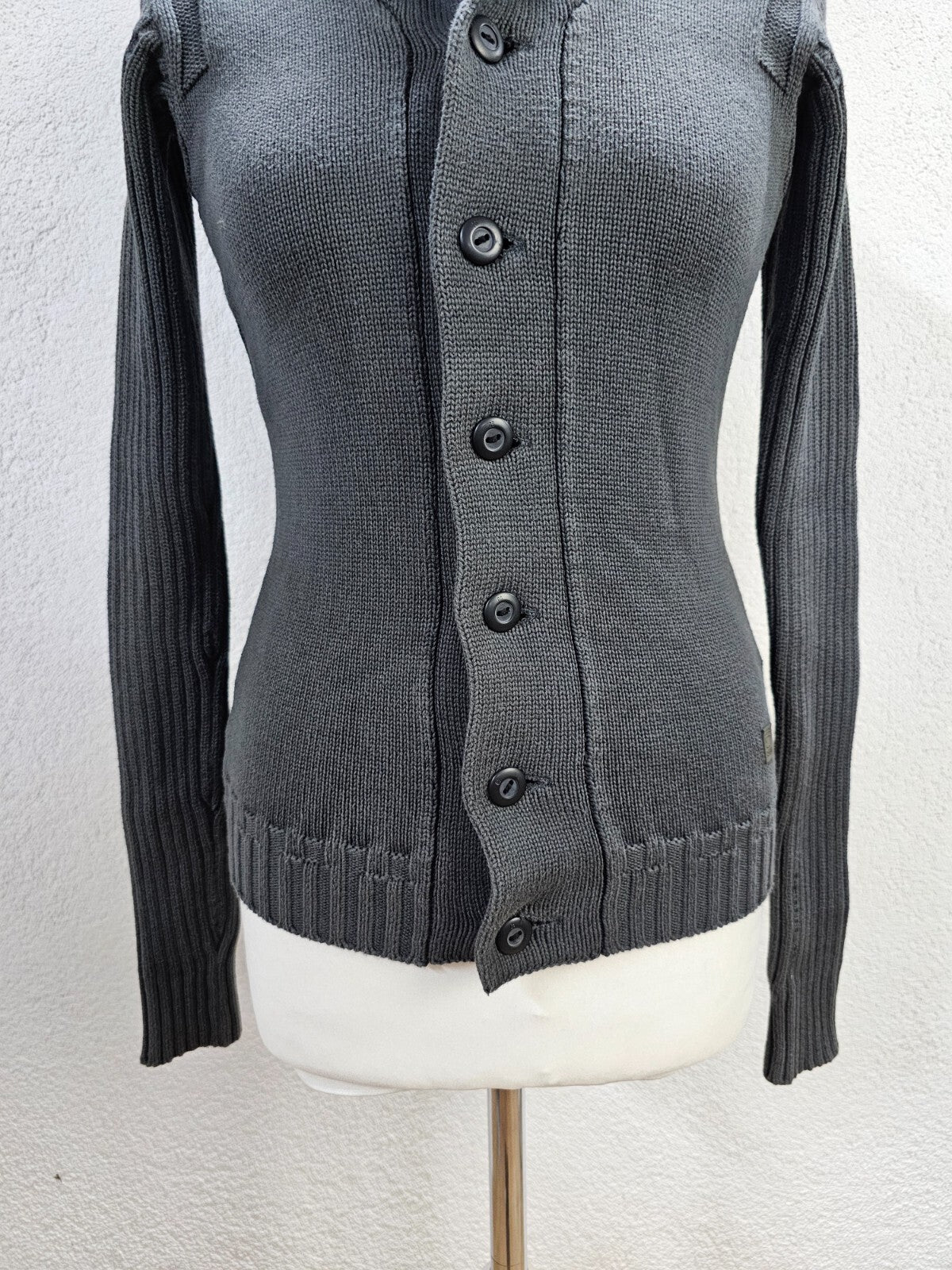 EK5399 Damen Strickjacke von G-Star, grau, Gr. S2