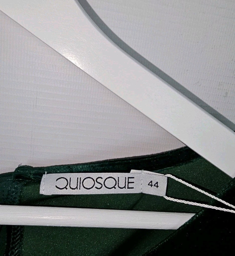 EK9170 Damen Kleid von Quiosque, Dunkelgrün, Gr. 445