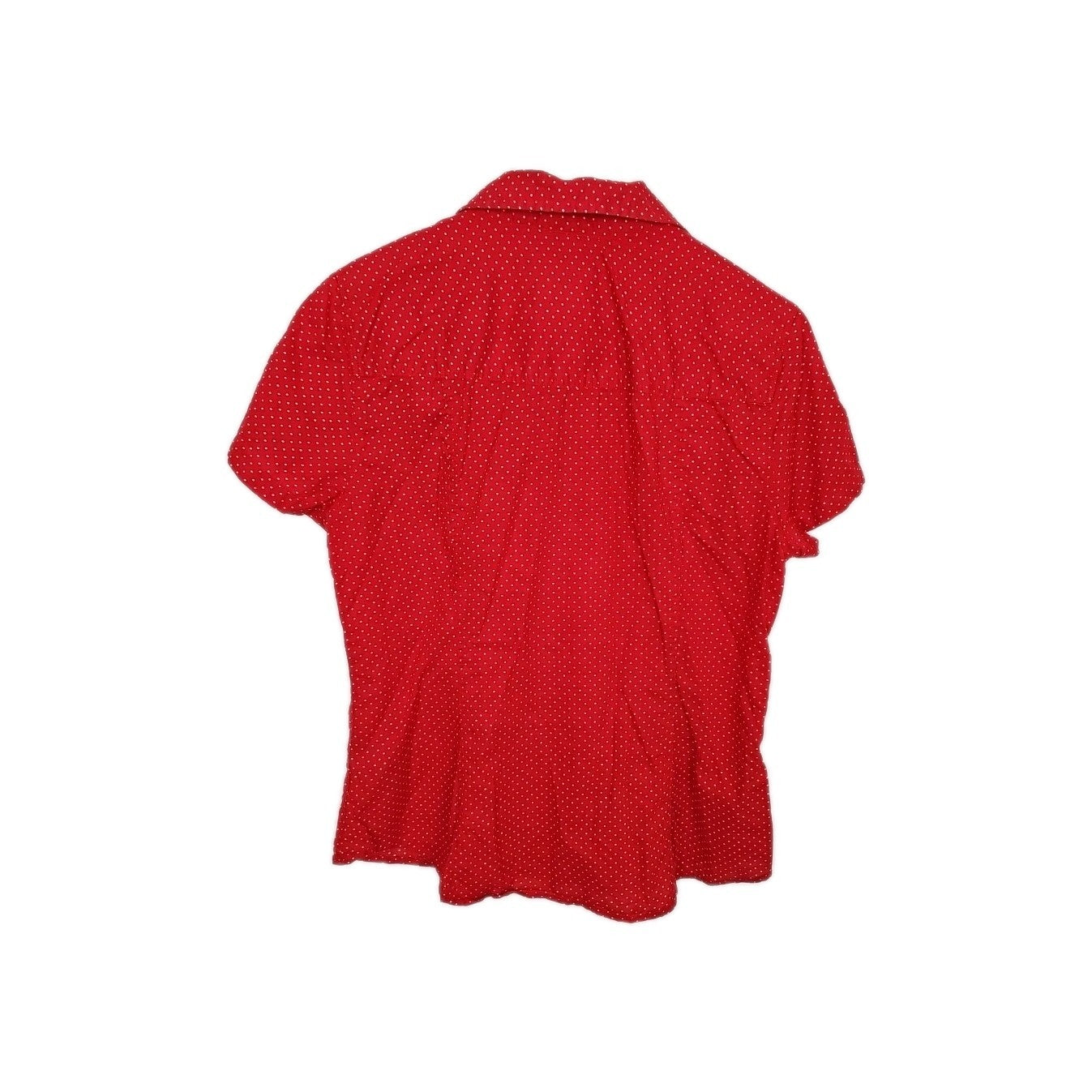 EK1311 Damen Bluse H&M Gr.44 Rot Brustumfang 46cm Länge 67cm2