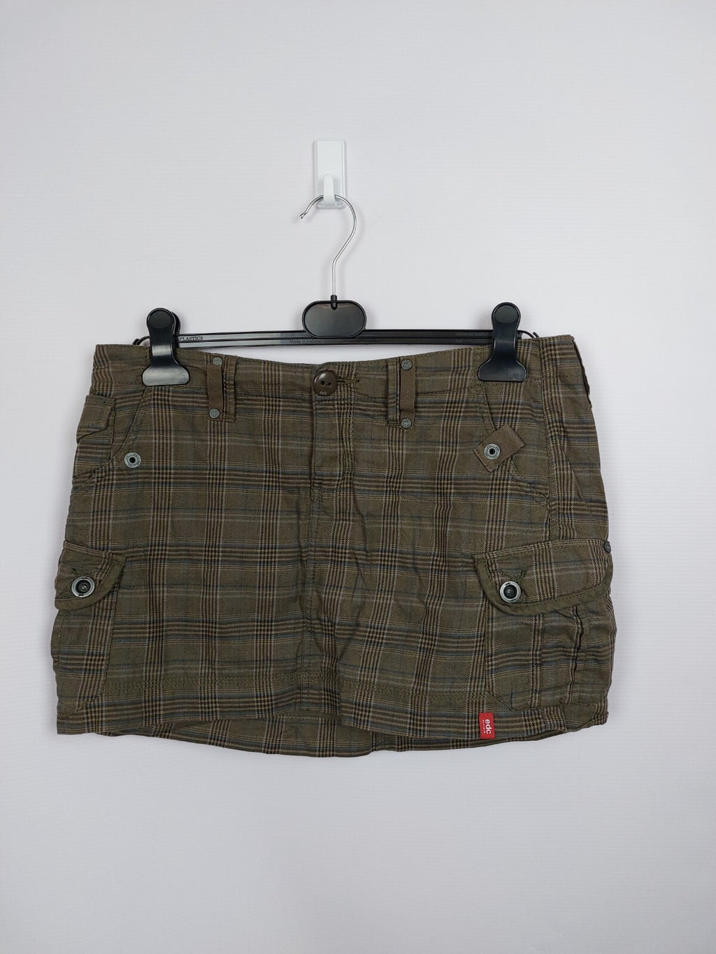 EK4435 Damen Rock von edc by Esprit, braun kariert, Gr. 380