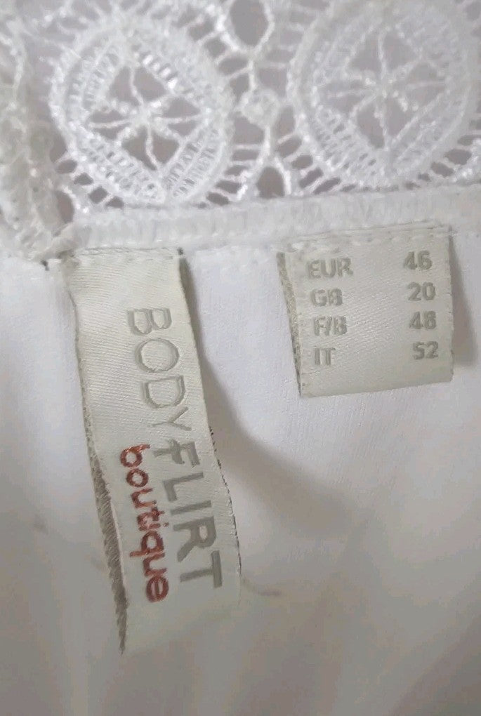EK5436 Damen Kleid von BodyFlirt, weiß, Gr.463