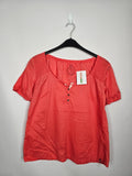 EK6567 Damen Bluse von edc, Rot, Gr.M0