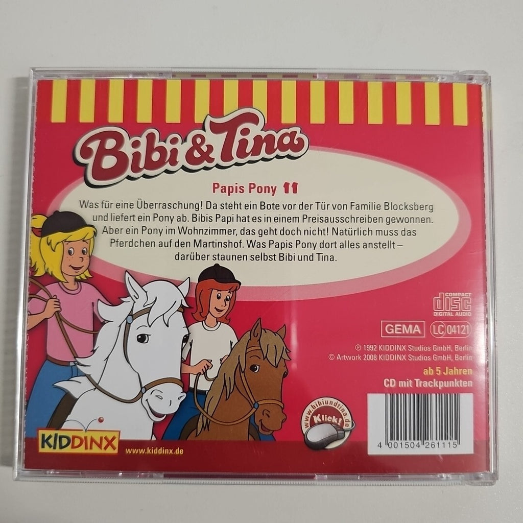 EB1372 CD Hörspiel - Bibi & Tina - Folge 11 - Papis Pony - 21691
