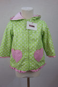 EK4184 Mädchen Regenjacke von LondonFog. , grün, Gr.86/920