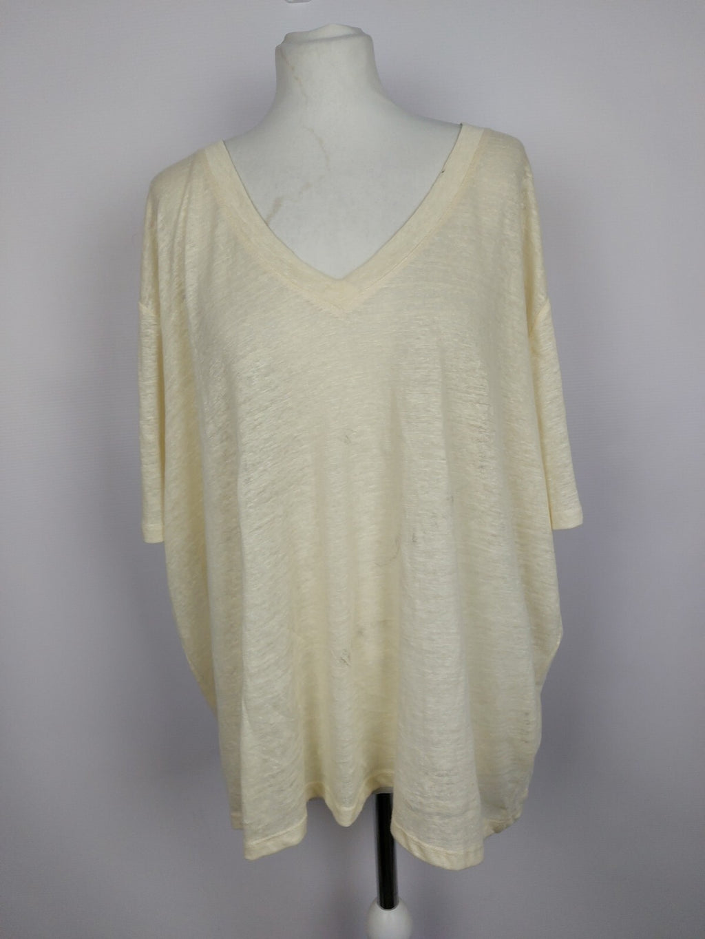 EK0799 Damen T-Shirt von H&M, champagner, Gr. XL0
