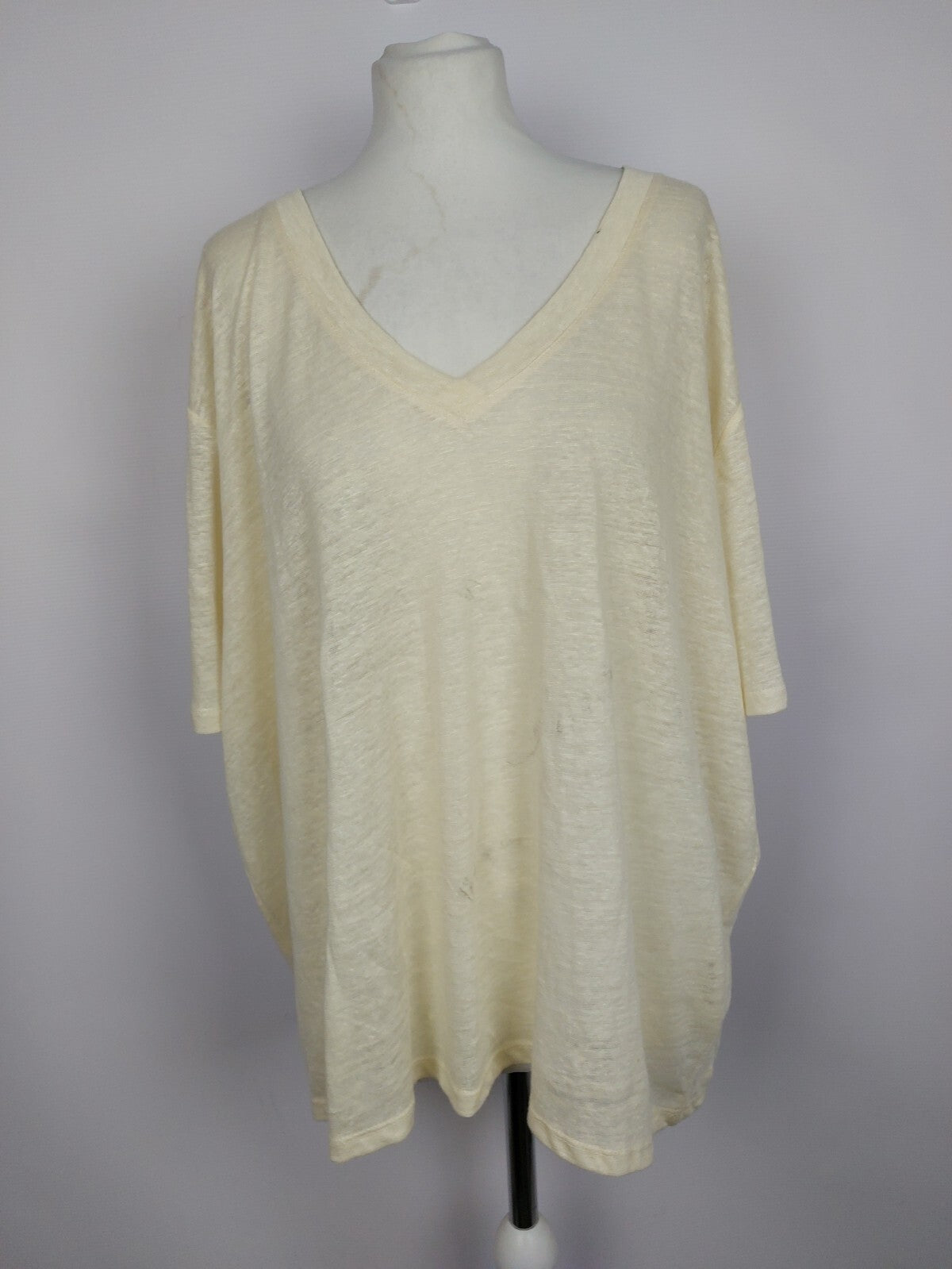 EK0799 Damen T-Shirt von H&M, champagner, Gr. XL0