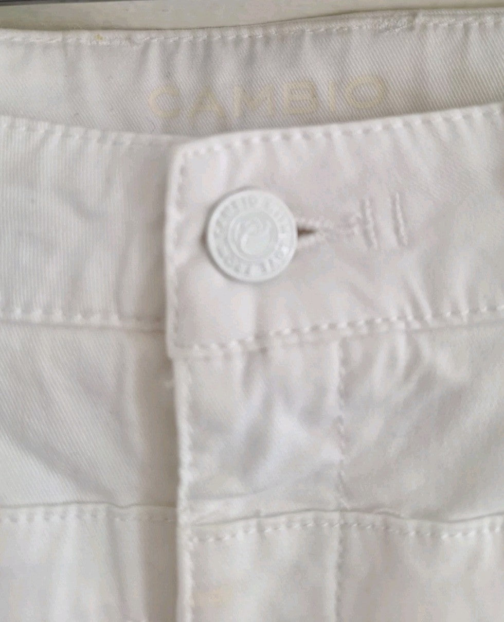 EK8694 Damen Hose von Cambio Weiß, Gr.342