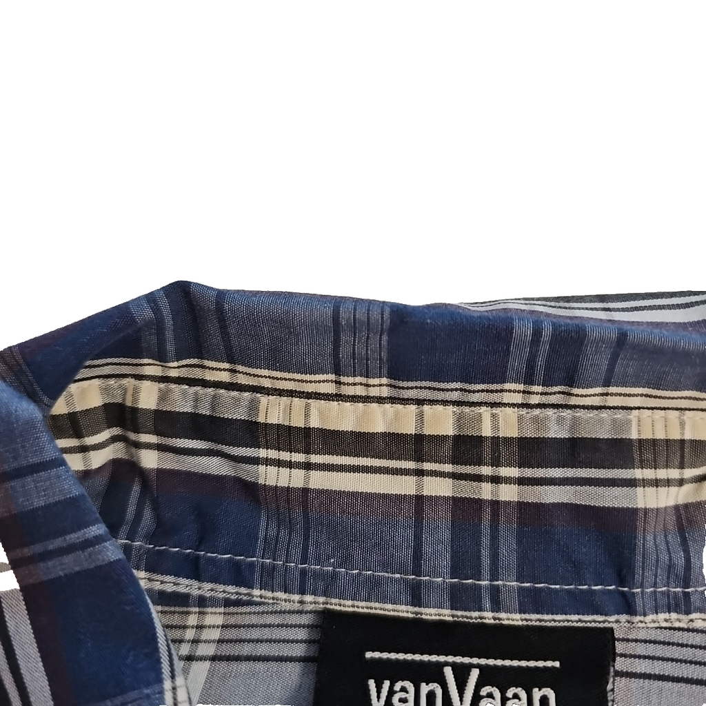 EK7553 Herren Hemd von vanVaan, blau-weiß, Gr.L (41/42)5