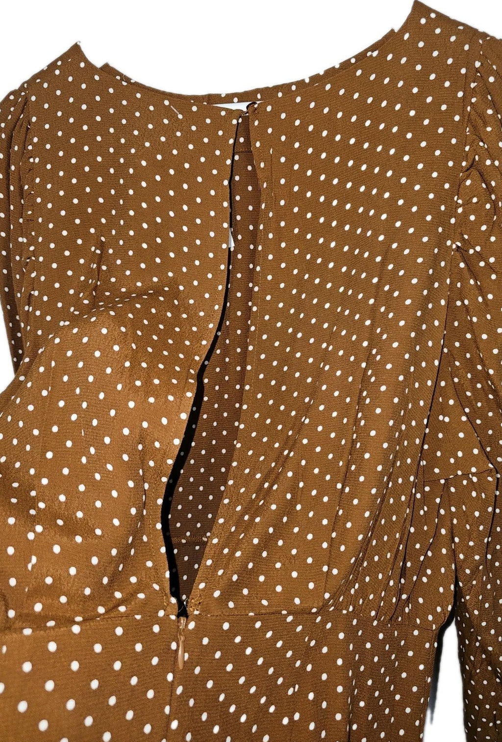 EK8149 Damen Kleid, braun, Gr.L3