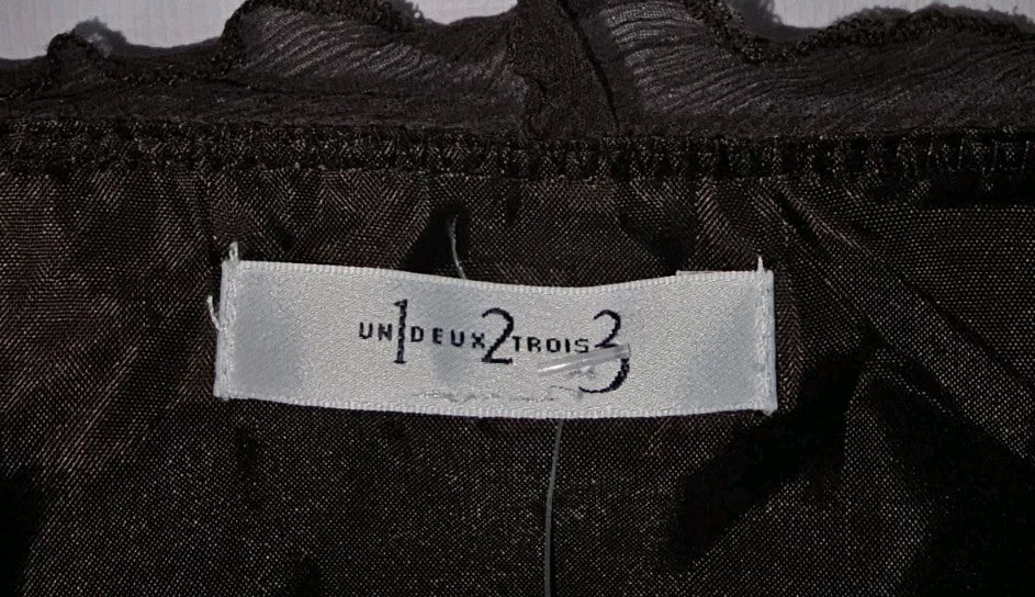 EK7509 Damen Bluse von Un-deux-trois, braun, Gr.M (Größentabelle)1