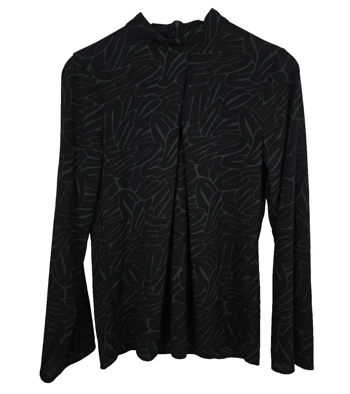 EK8057 Damen Bluse von Ichi, schwarz-grün, Gr.M0