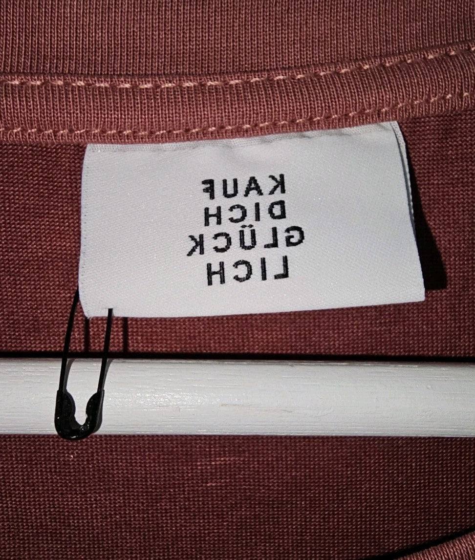 EK10070 Damen T-Shirt Kauf Dich Glücklich Gr.M Rot2