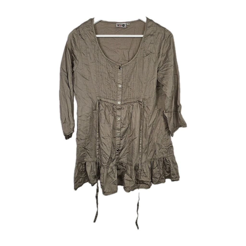 EK11291 Damen Bluse von AWG, Braun, Gr. M0