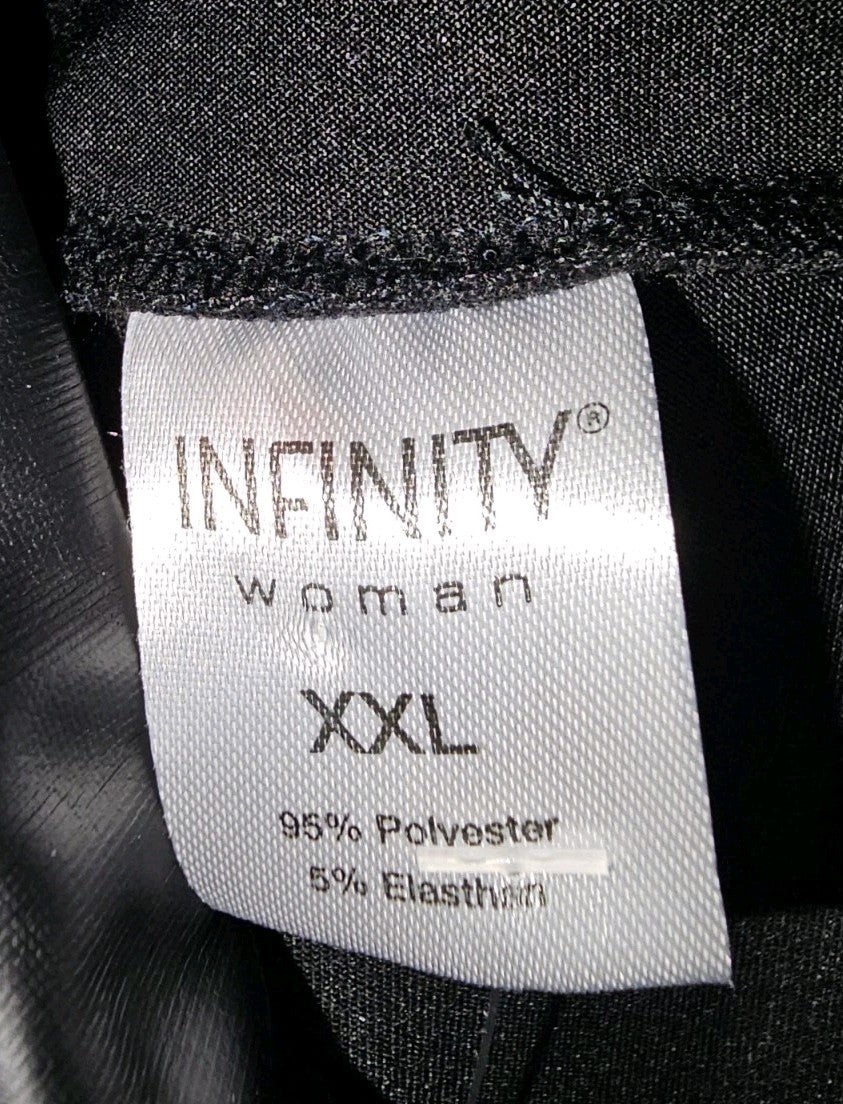 EK10932 Damen Leggins von Woolworth, Kunstleder, schwarz, Gr.XXL2