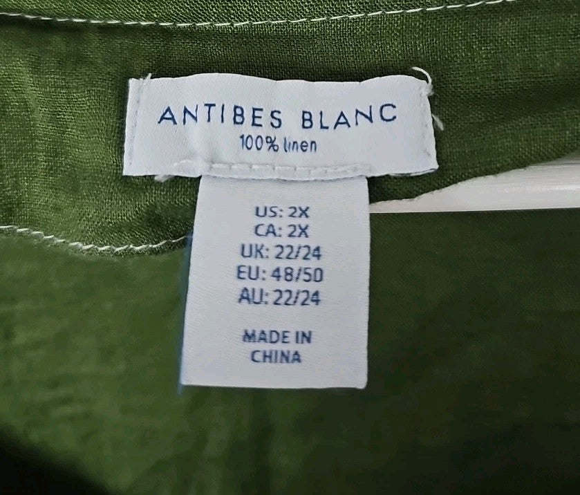 EK2755 Damen T-Shirt von Antibes Blanc, Gr.48, Grün1
