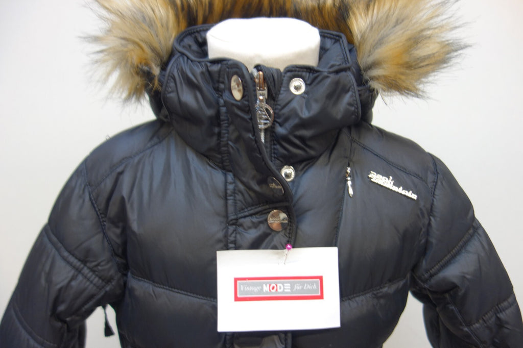 EK2101 Mädchen Winter Jacke von Peak Mountain, schwarz, Gr. 1041