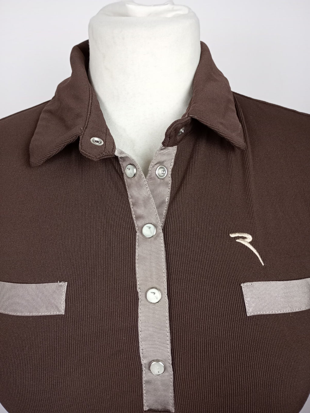 EK3244 Damen T-Shirt, Polo von Chervo, braun, Gr. 401