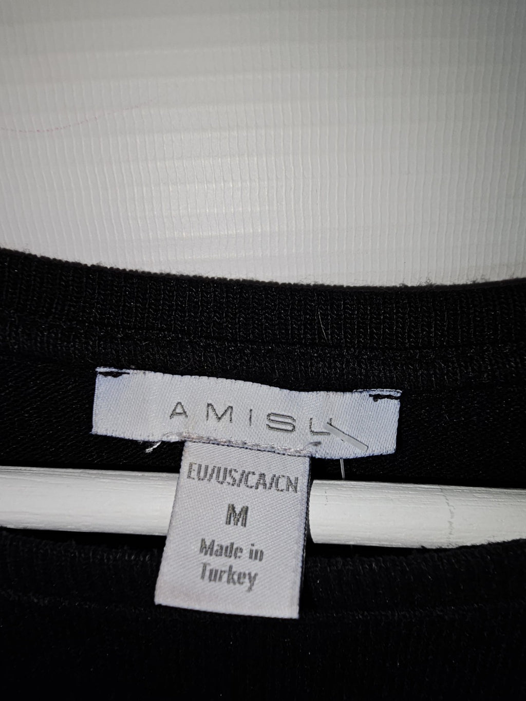 EK7692 Damen Sweatshirt von Amisu, Schwarz, Gr.M2