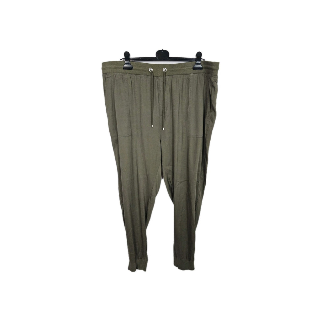 EK11104 Damen Hose Laura Torelli Gr.XL Oliv Grün Hosenbund 53cm0