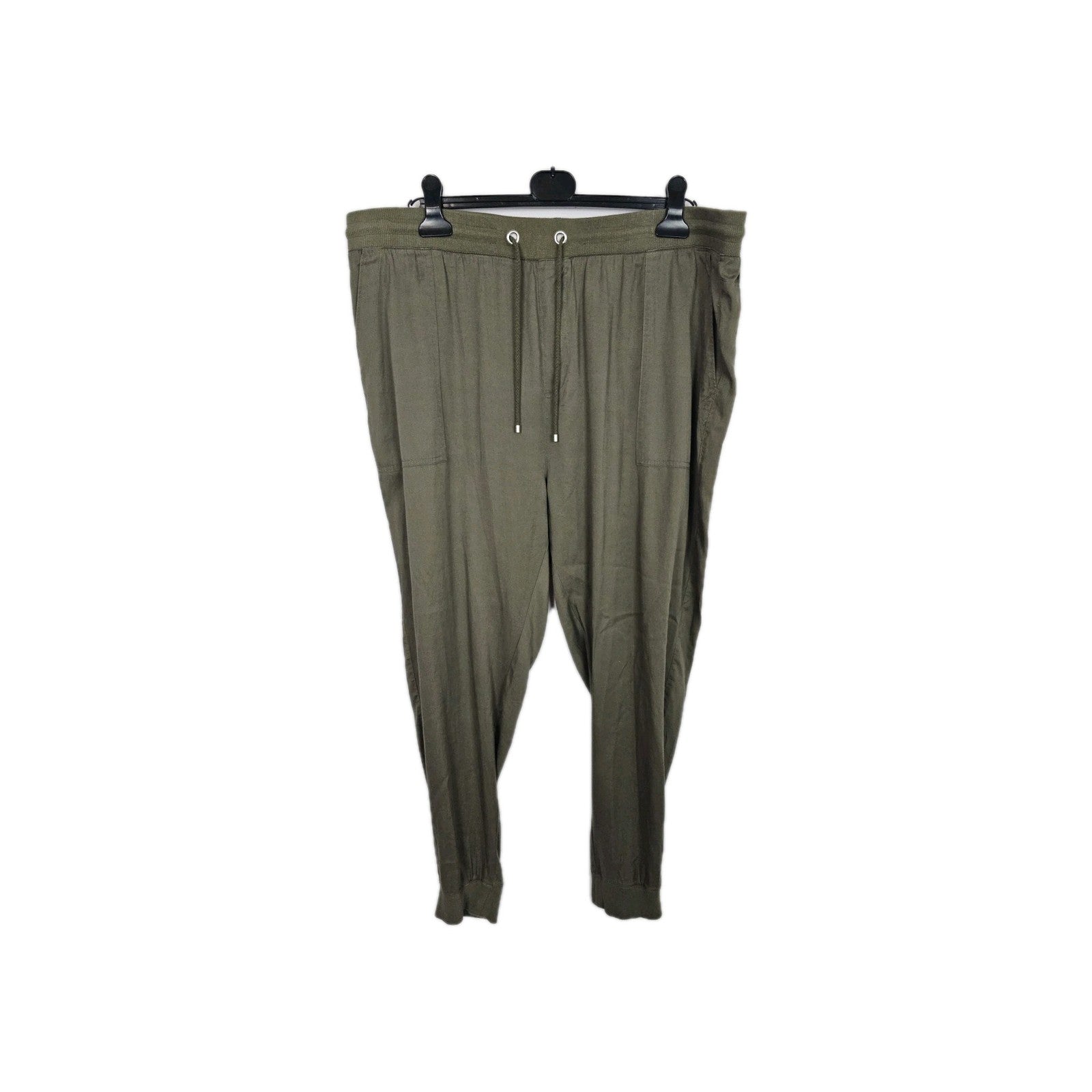 EK11104 Damen Hose Laura Torelli Gr.XL Oliv Grün Hosenbund 53cm0