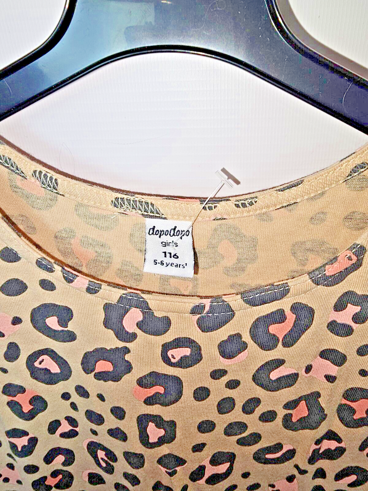 EK6743 Mädchen Kleid Dopodopo, Braun, Gr.1161