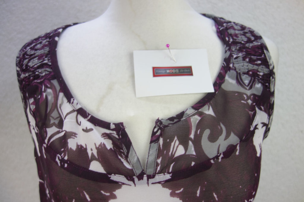 EK4163 Damen Bluse von Street One, lila,grau, Gr. 381