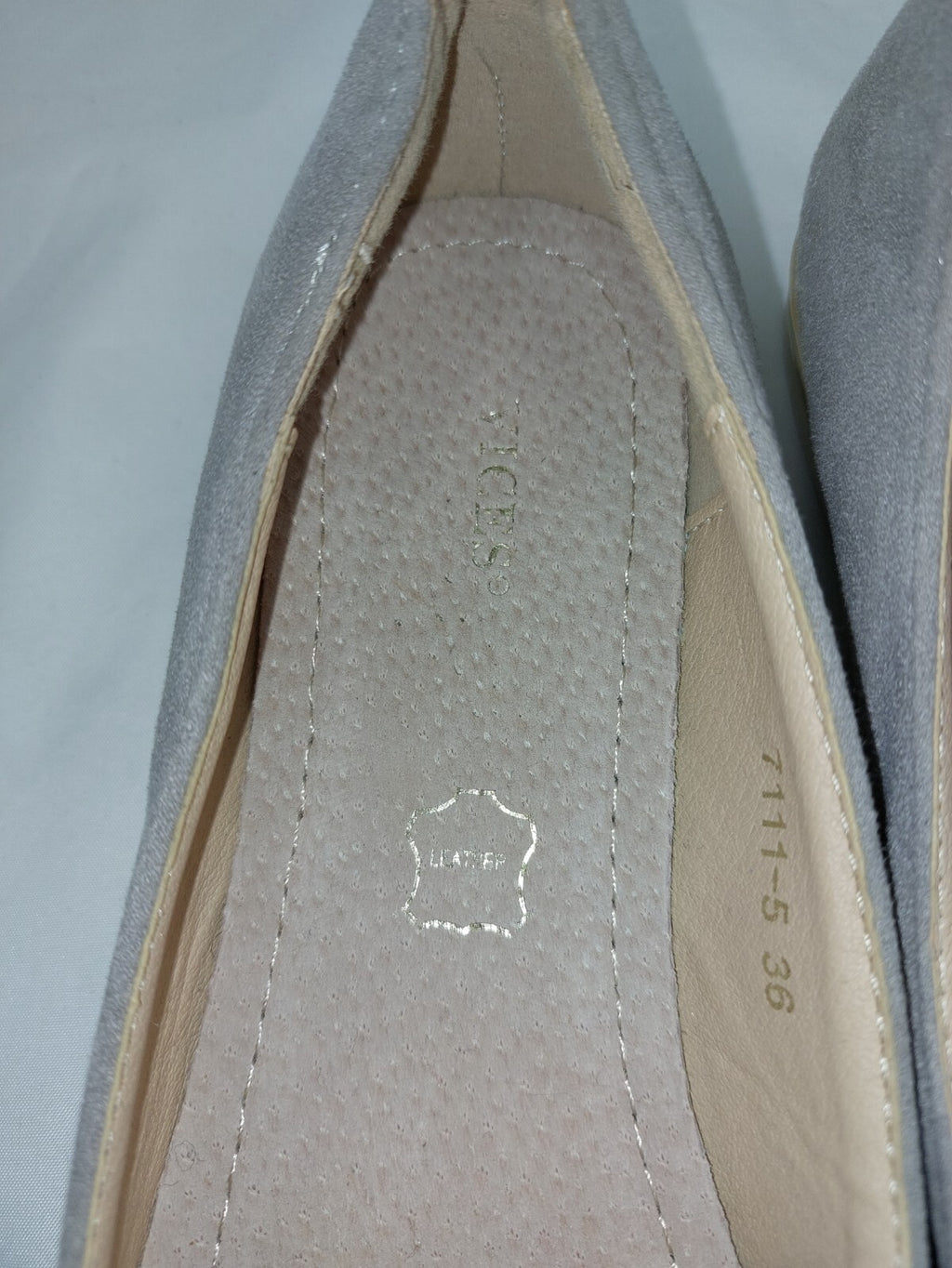 ES0002 Mädchen Ballerina von Vices, grau, Gr.362