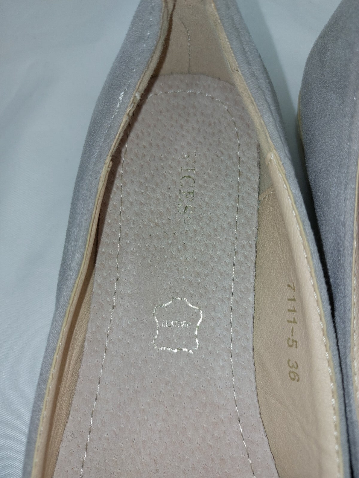 ES0002 Mädchen Ballerina von Vices, grau, Gr.362