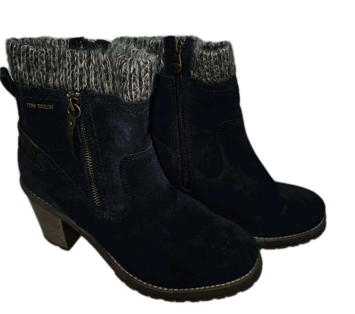 EK791 Damen Stiefelette von Tom Tailor, blau, Gr.411