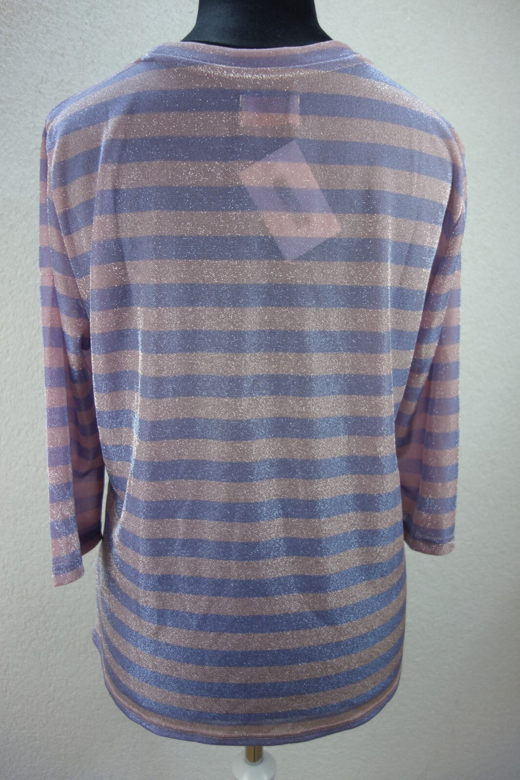 EK4090 Damen Shirt von glam, gestreift, glitzernd, Gr. 484