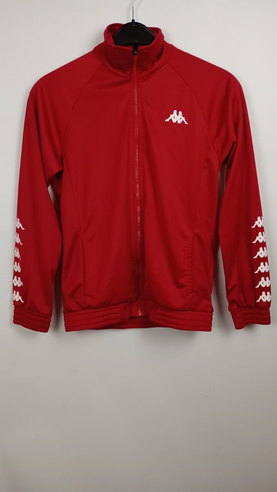 EK5214 Jungen Trainingsjacke von Kappa, rot, Gr.1640